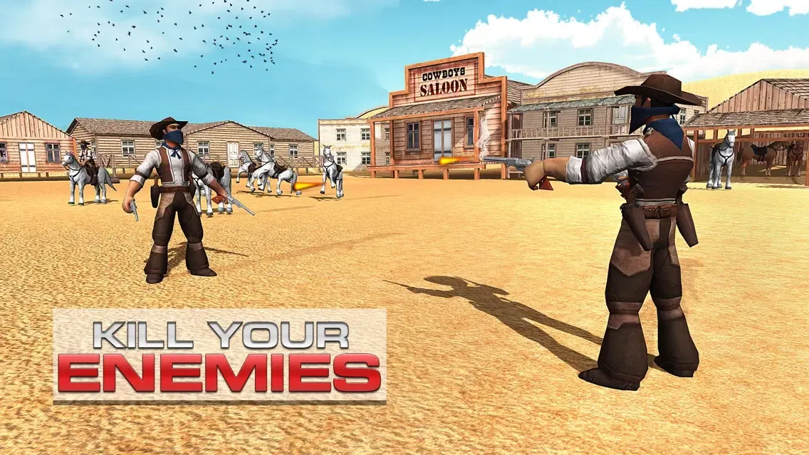 Capturas de pantalla de Cowboy Shooting 3D – Ruthless Rodeo Bounty Hunter