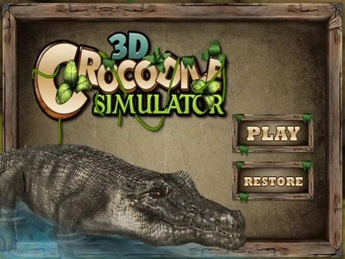 Angry Crocodile Simulator 3D - predator simulation iPad 應用截圖