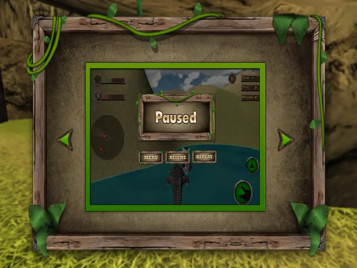 Angry Crocodile Simulator 3D - predator simulation iPad 應用截圖