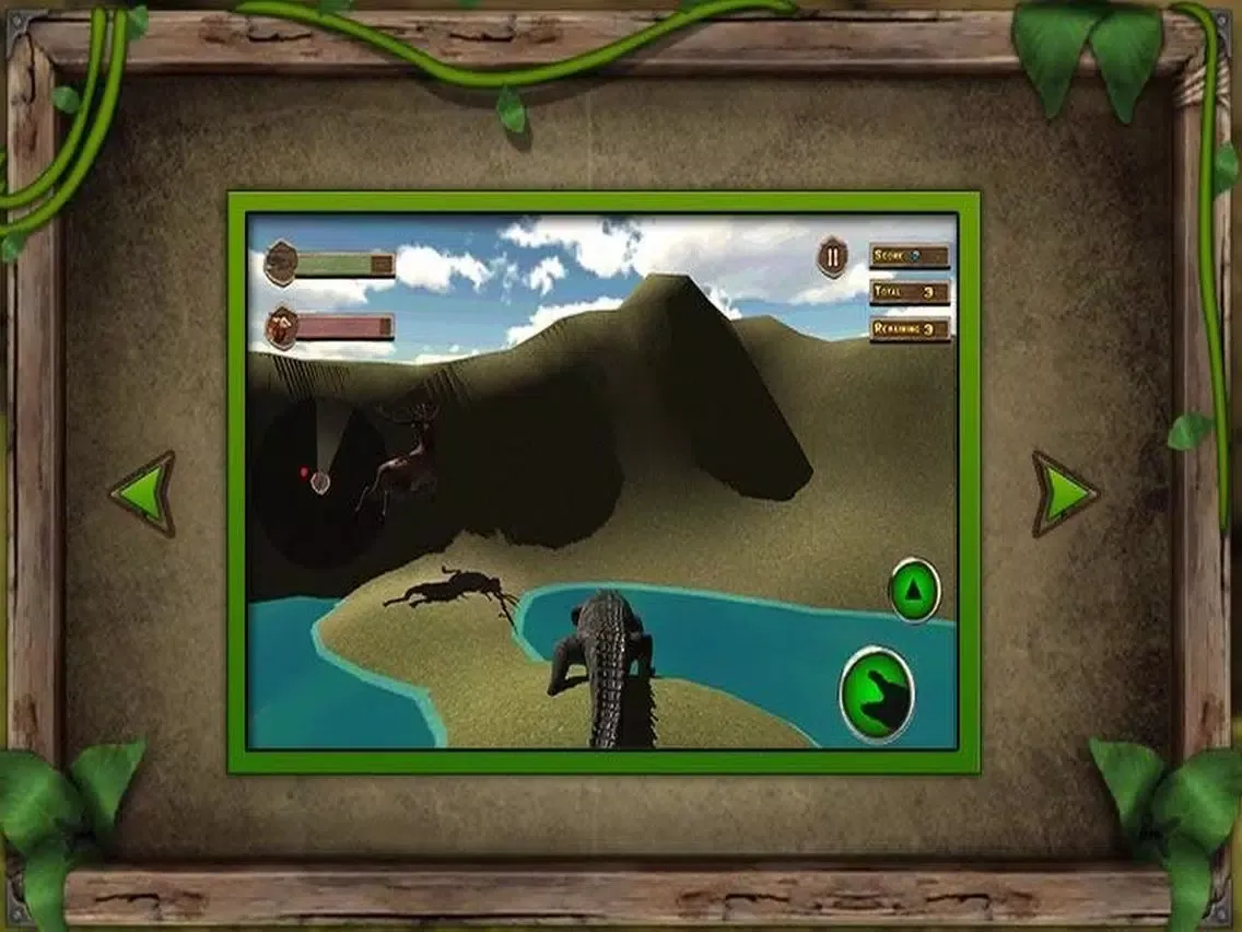 Angry Crocodile Simulator 3D - predator simulation iPad 應用截圖