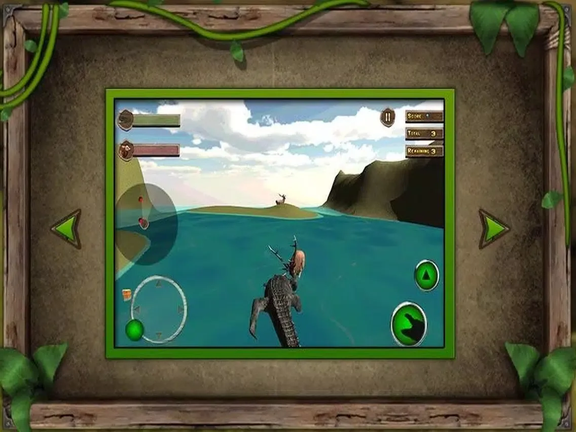 Angry Crocodile Simulator 3D - predator simulation iPad 應用截圖
