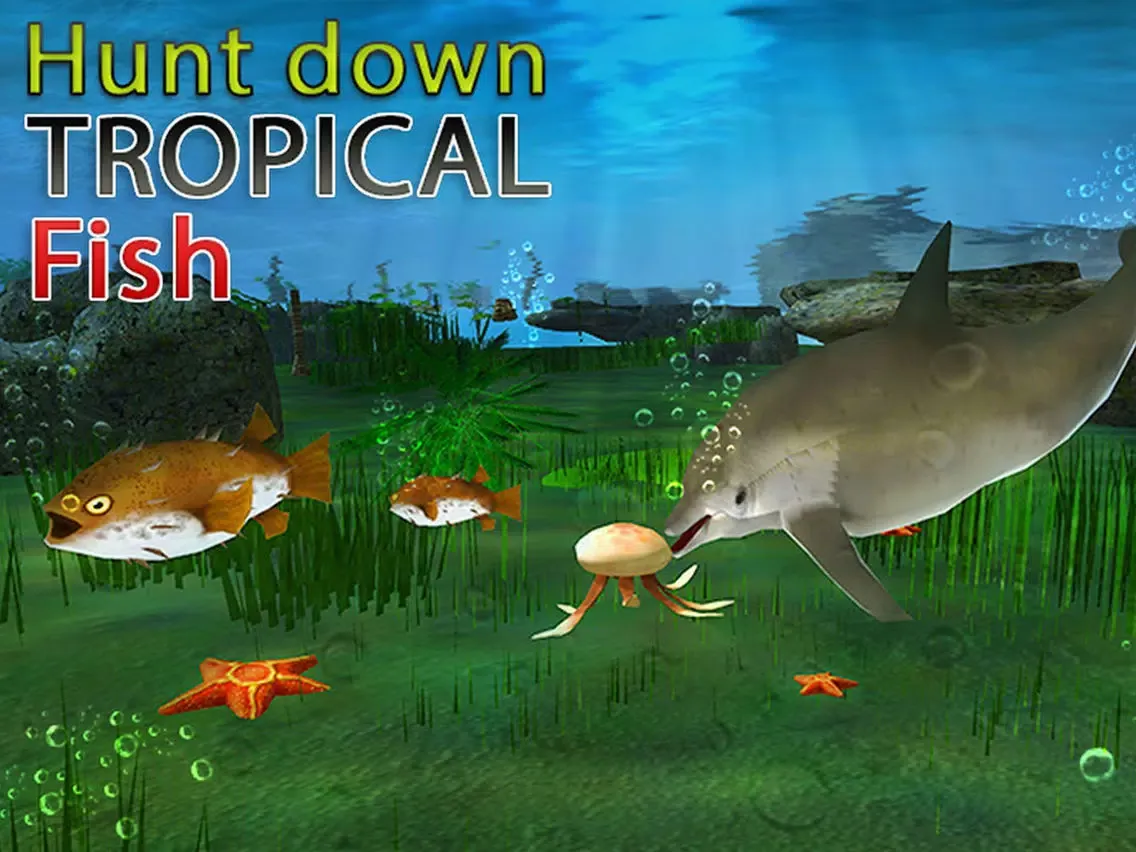 Dolphin Simulator 3D – Underwater Fish Simulation Game iPad  Screenshots