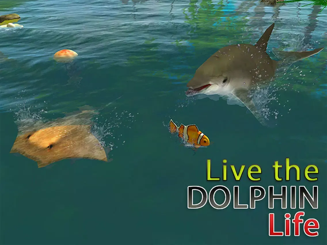 Dolphin Simulator 3D – Underwater Fish Simulation Game iPad  Screenshots