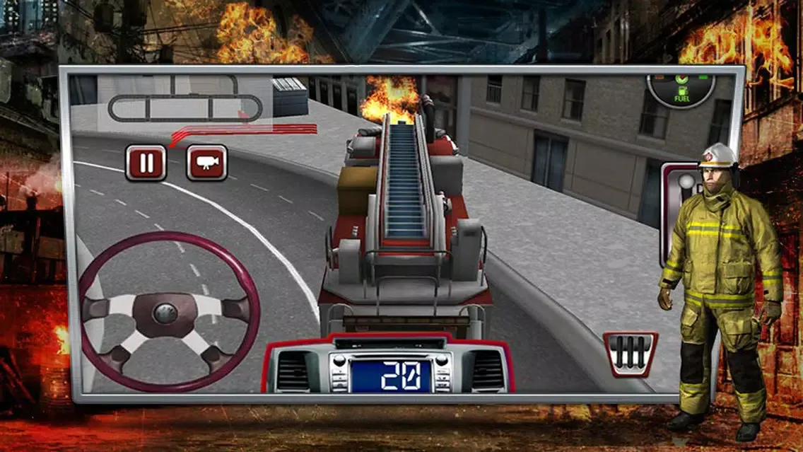 Fire Truck Simulator – Real Firefighter Simulation Screenshots