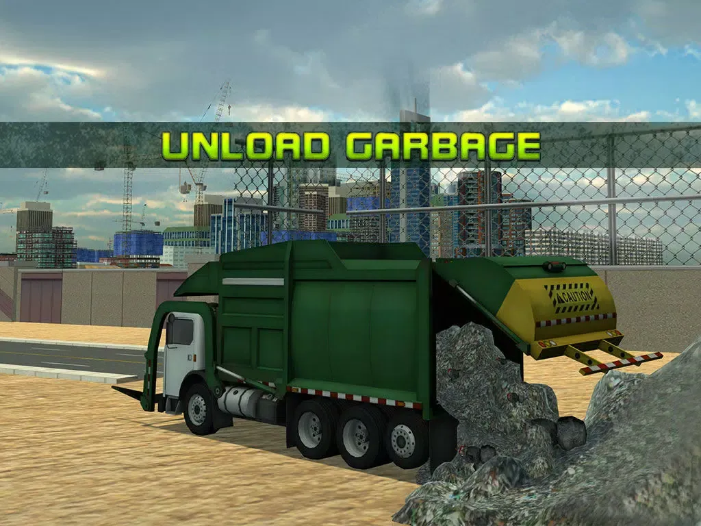 Ảnh chụp màn hình của Garbage Truck Simulator 3D – trash sweeper simulation game iPad 