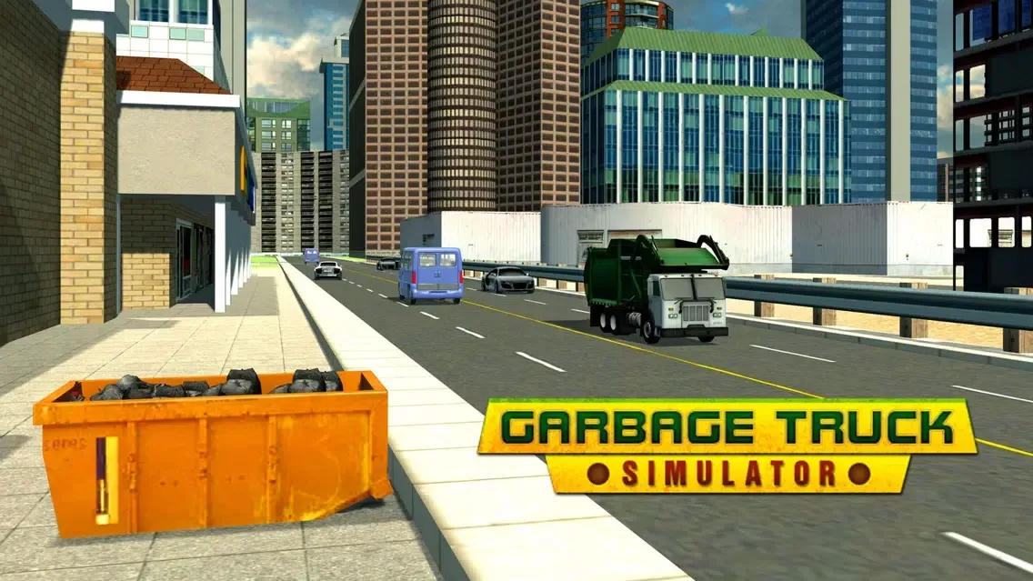 Ảnh chụp màn hình của Garbage Truck Simulator 3D – trash sweeper simulation game