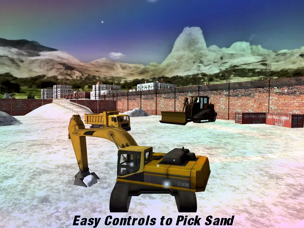 Extreme Snow Excavator Tractor Simulator 3D Game – Heavy Dump Truck and Loader Machine iPad  Screenshots