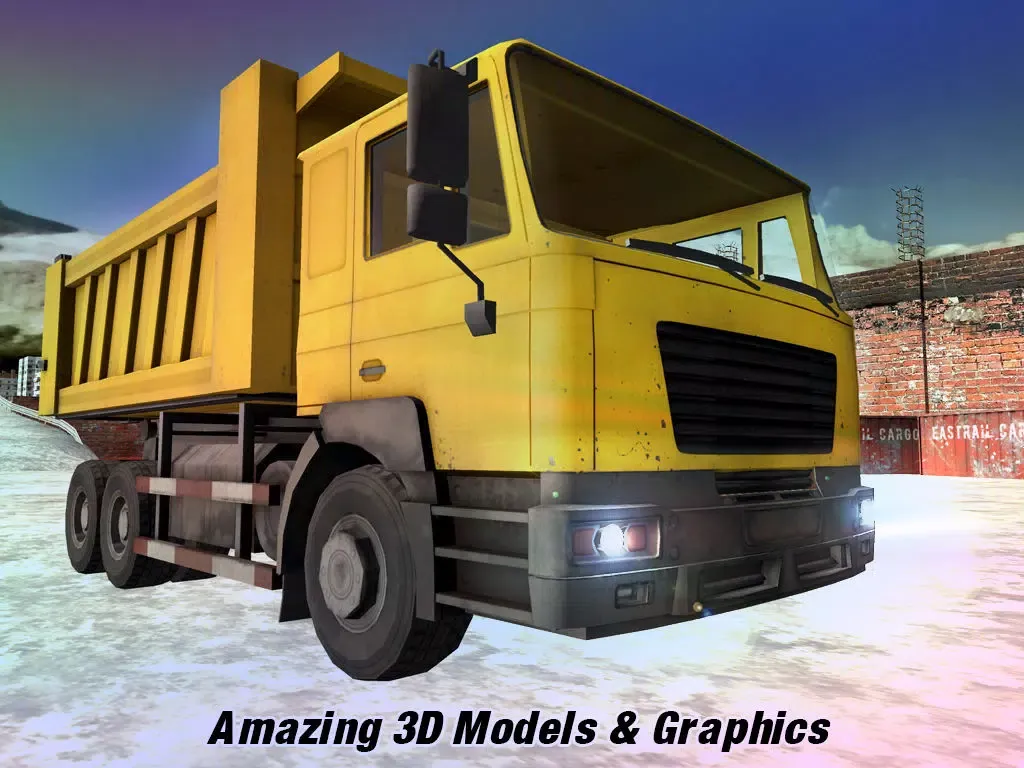 Extreme Snow Excavator Tractor Simulator 3D Game – Heavy Dump Truck and Loader Machine iPad  Screenshots