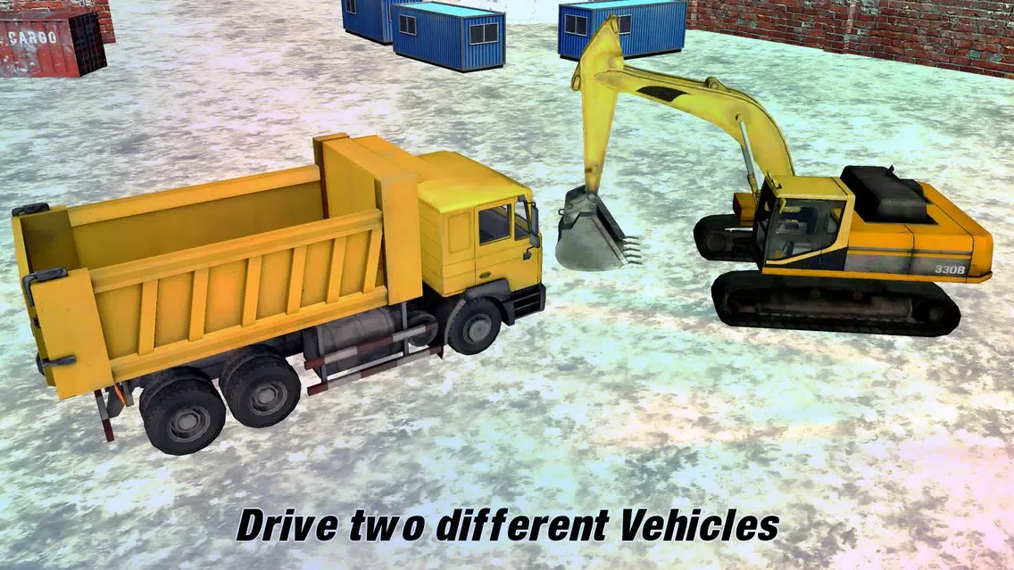 Extreme Snow Excavator Tractor Simulator 3D Game – Heavy Dump Truck and Loader Machine Screenshots