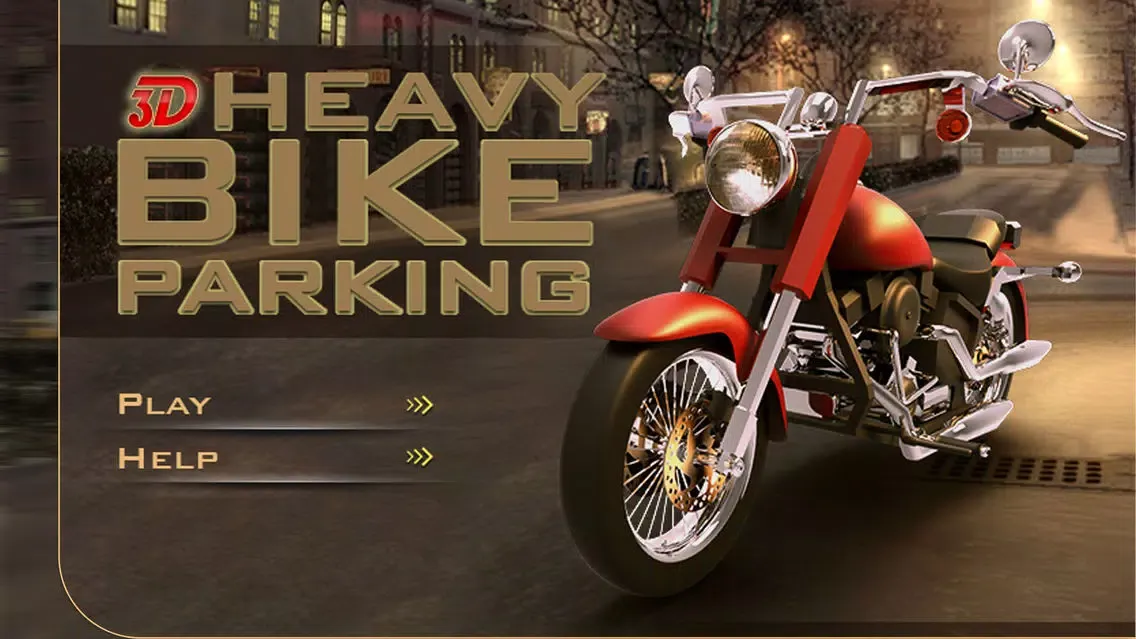Capturas de pantalla de 3D Heavy Bike Parking – Real rider simulator and simulation game