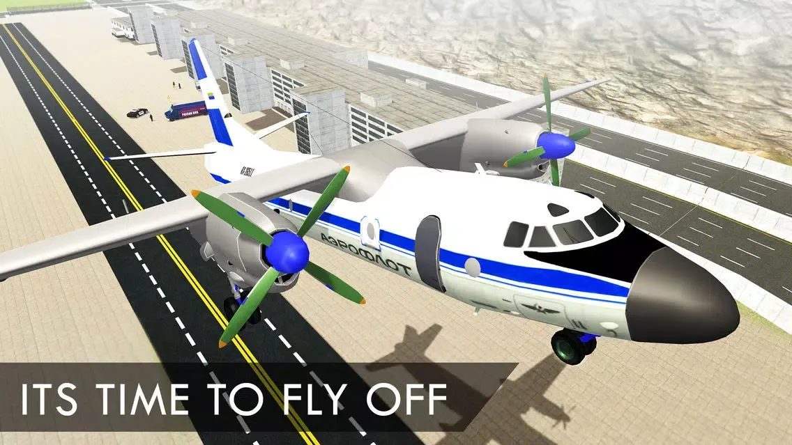 Jail criminal transport plane - flight mission Screenshots