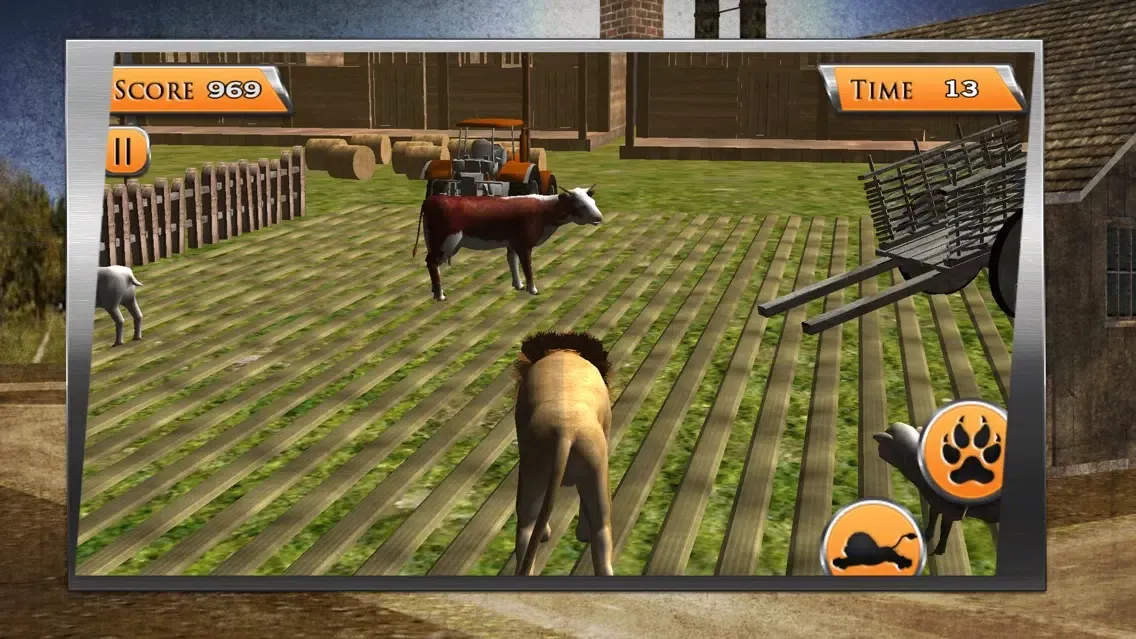 Captures d'écran de Lion Simulator 3D –Safari animal hunter simulation