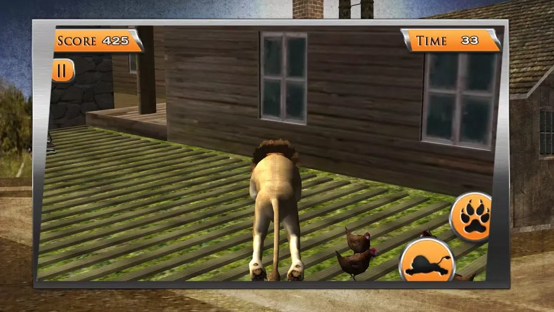 Captures d'écran de Lion Simulator 3D –Safari animal hunter simulation