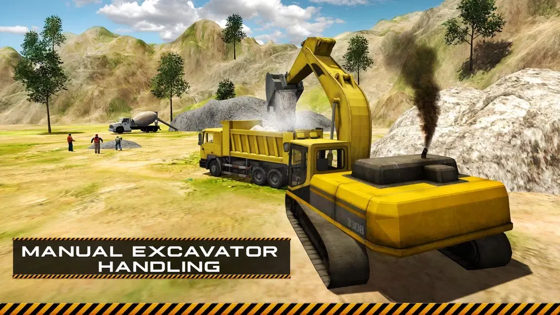 Offroad Construction Builder 3D – Equipment transporter simulation game سکرین شاٹس