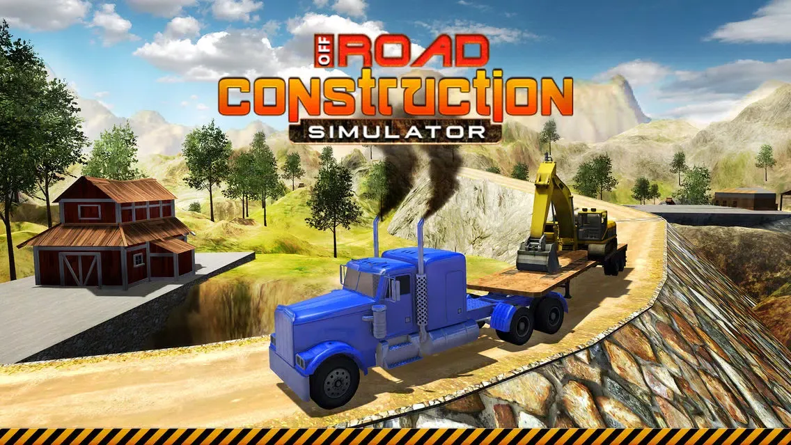 Offroad Construction Builder 3D – Equipment transporter simulation game سکرین شاٹس