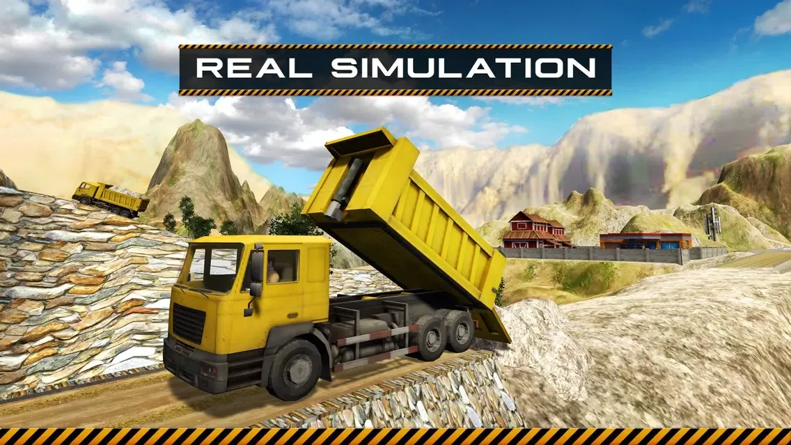 Offroad Construction Builder 3D – Equipment transporter simulation game سکرین شاٹس