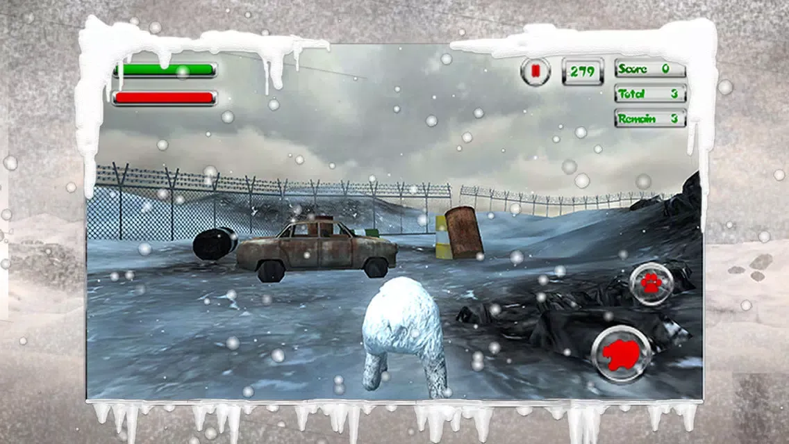 Tangkapan skrin Polar Bear Simulator 3D
