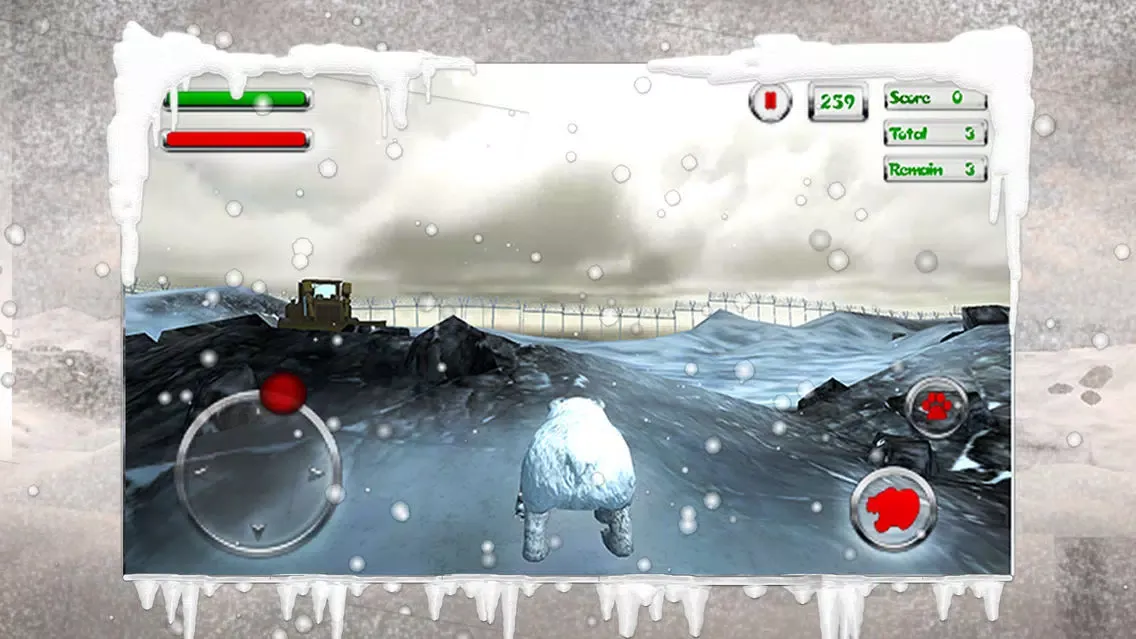 Tangkapan skrin Polar Bear Simulator 3D