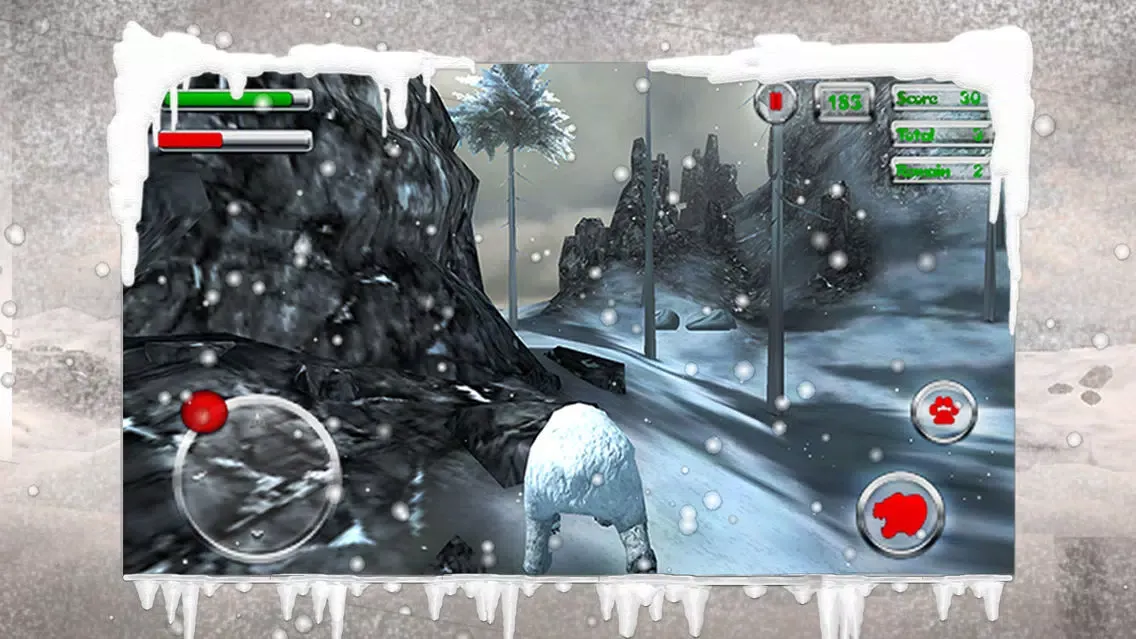 Tangkapan skrin Polar Bear Simulator 3D