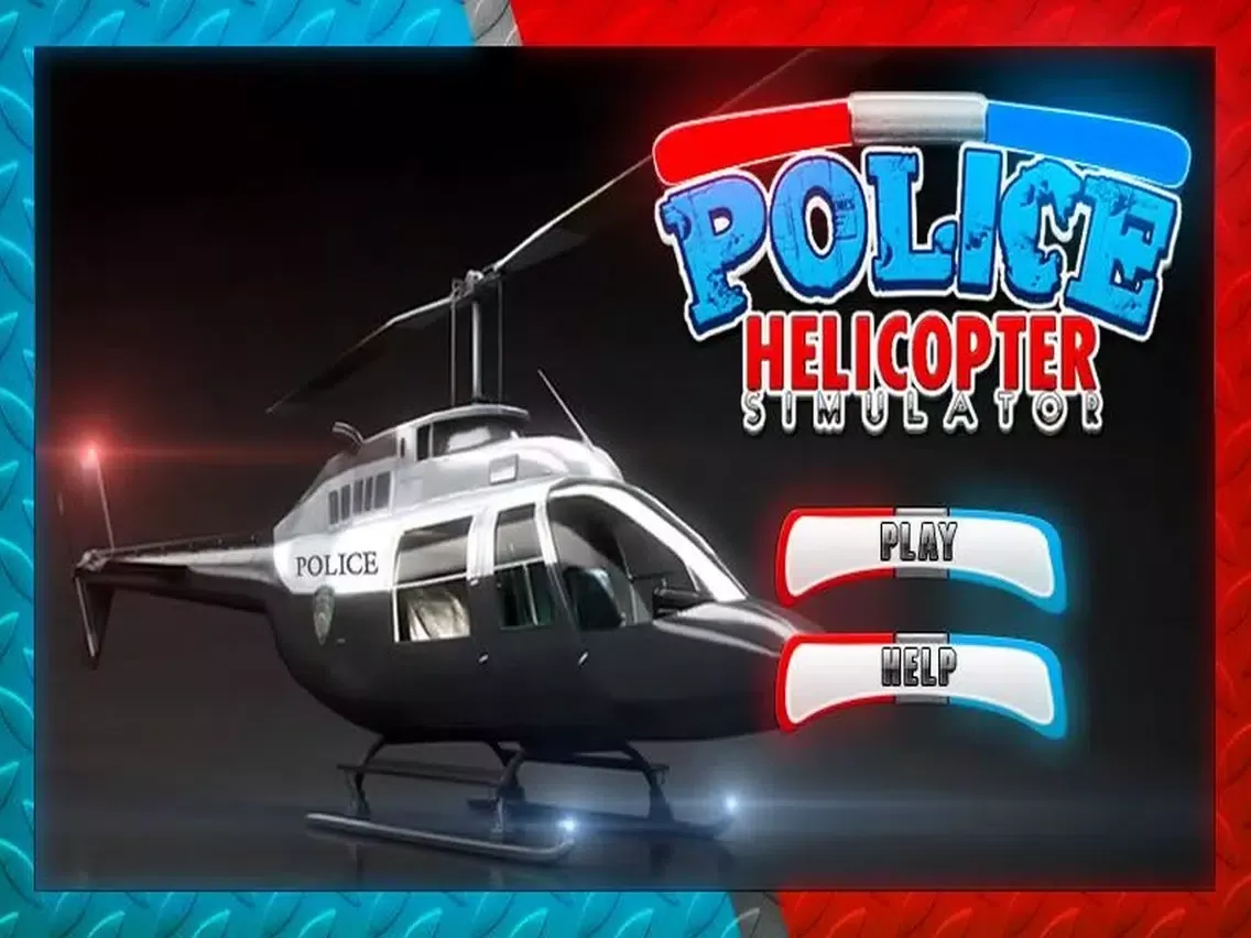 ภาพหน้าจอของ 3D City Police Helicopter Flight Simulator iPad 