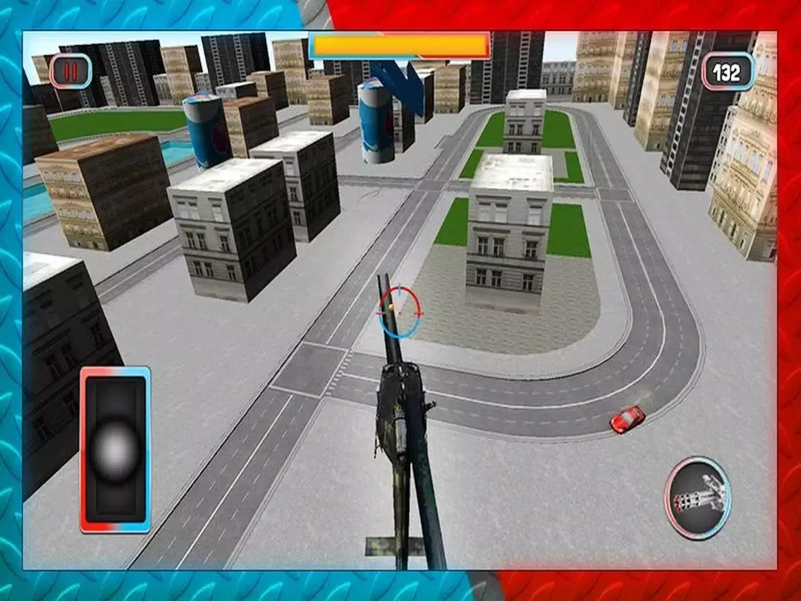 ภาพหน้าจอของ 3D City Police Helicopter Flight Simulator iPad 