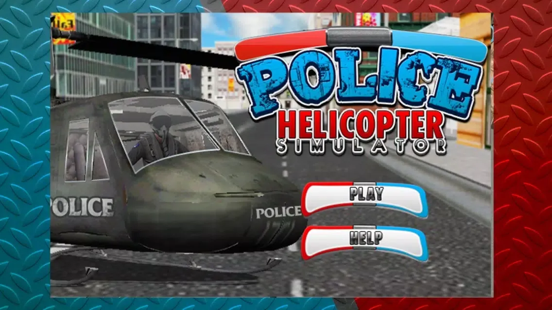 ภาพหน้าจอของ 3D City Police Helicopter Flight Simulator