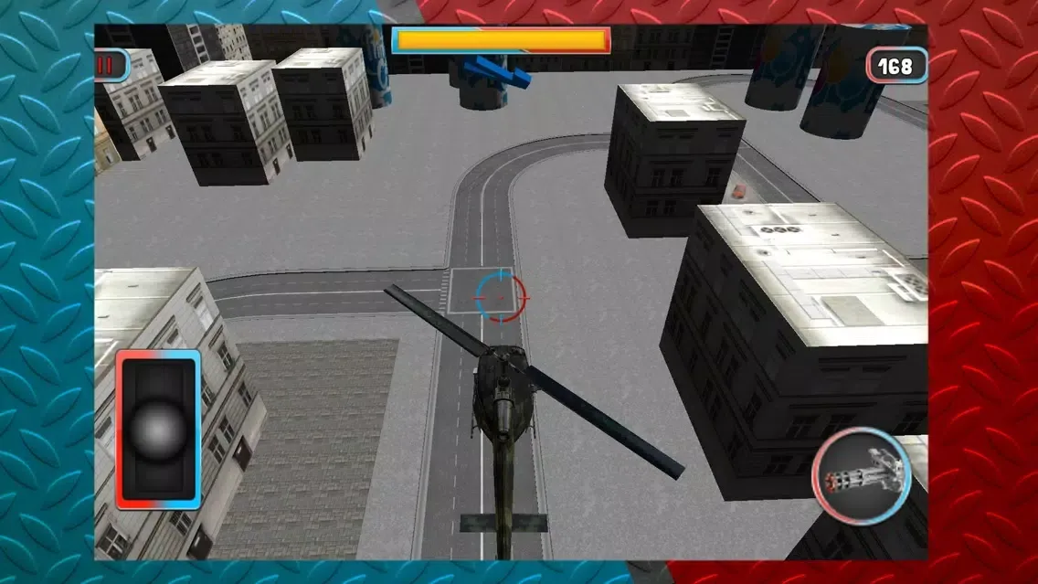 ภาพหน้าจอของ 3D City Police Helicopter Flight Simulator
