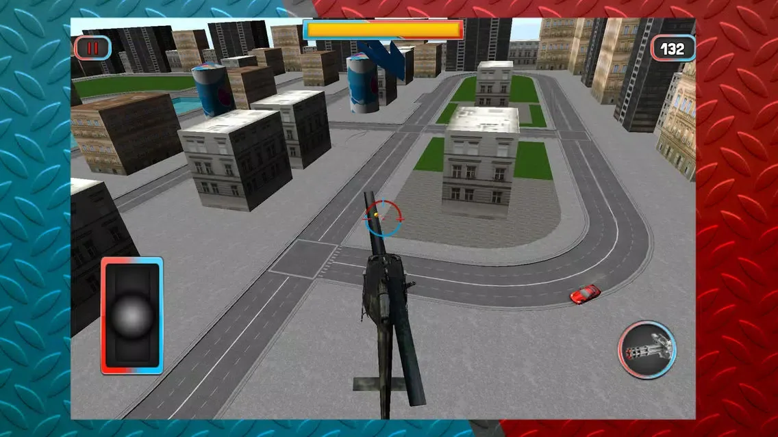 ภาพหน้าจอของ 3D City Police Helicopter Flight Simulator