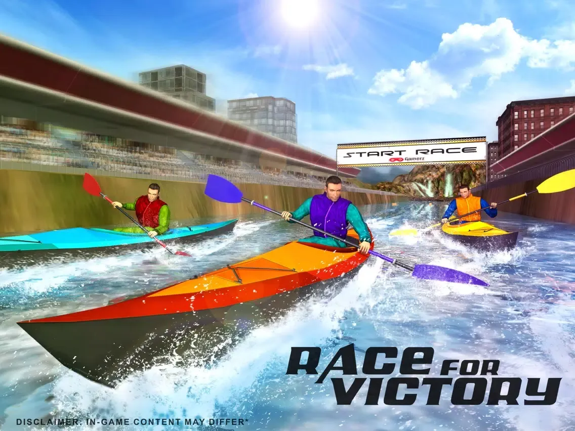 Raft Survival Race – Riptide Kayaking Simulator iPad Screenshots