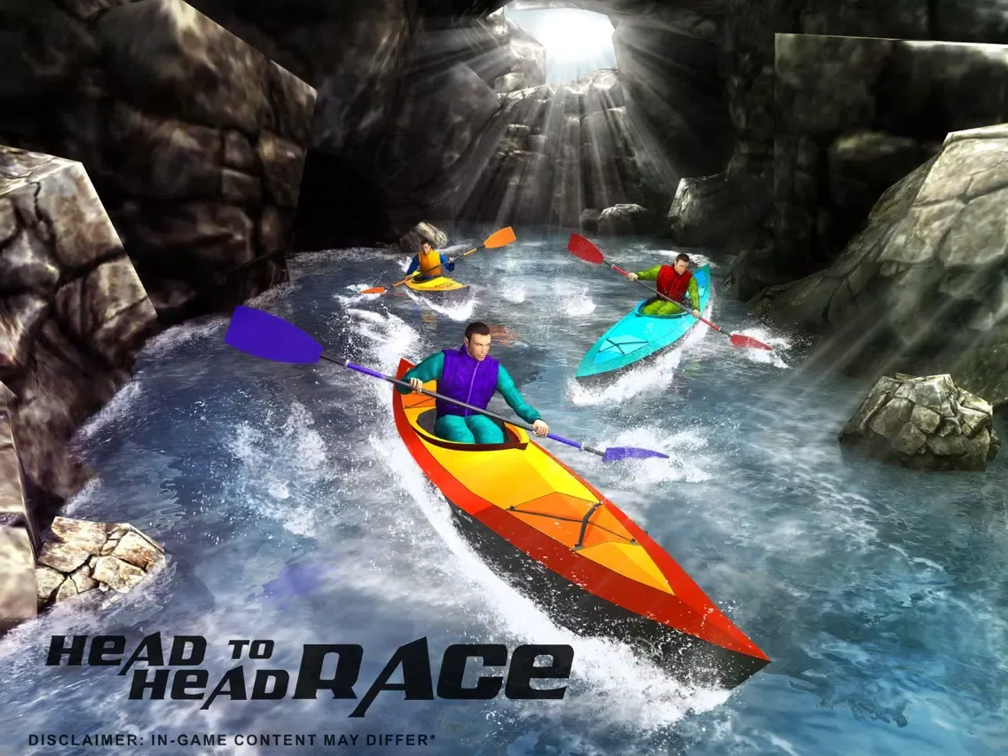 Raft Survival Race – Riptide Kayaking Simulator iPad Screenshots