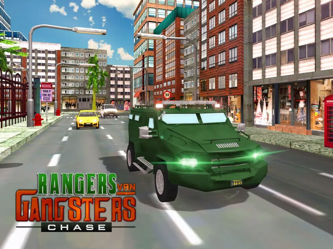 Capturas de tela do Army Rangers Van Gangsters Chase – Underworld mafia chase game iPad 
