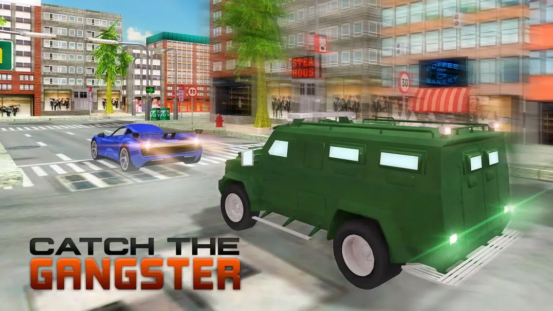 Capturas de tela do Army Rangers Van Gangsters Chase – Underworld mafia chase game