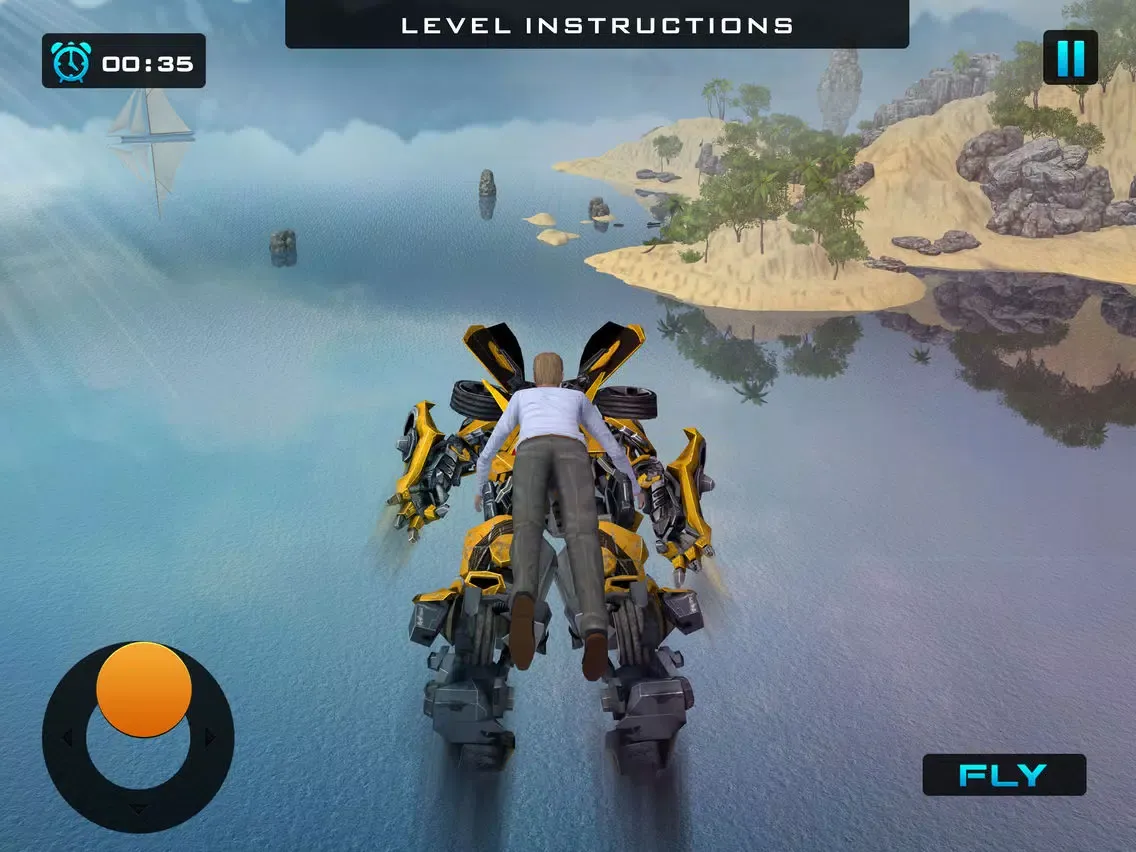 صور Robot Squad - Beach Rescue: Flying Robot Hero iPad 