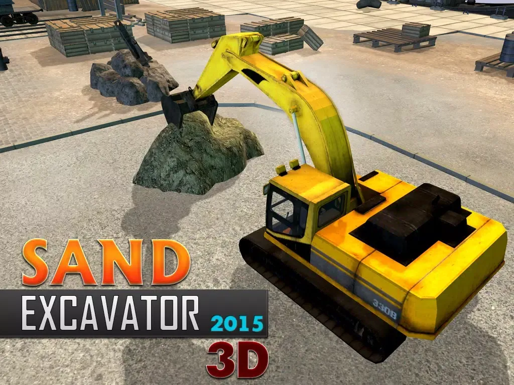 Sand Excavator City Builder 2015 – 3D heavy construction equipment simulation game iPad 應用截圖
