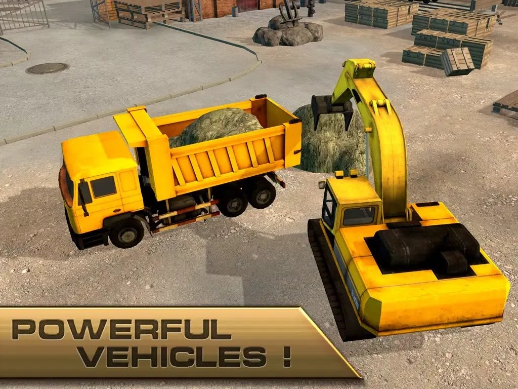 Sand Excavator City Builder 2015 – 3D heavy construction equipment simulation game iPad 應用截圖
