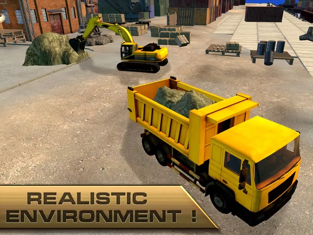 Sand Excavator City Builder 2015 – 3D heavy construction equipment simulation game iPad 應用截圖