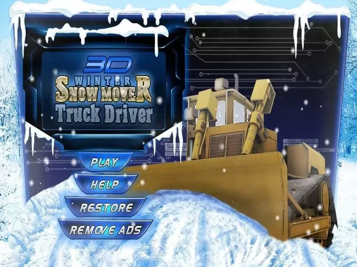Winter Snow Mover Truck Driver Simulator iPad  स्क्रीनशॉट