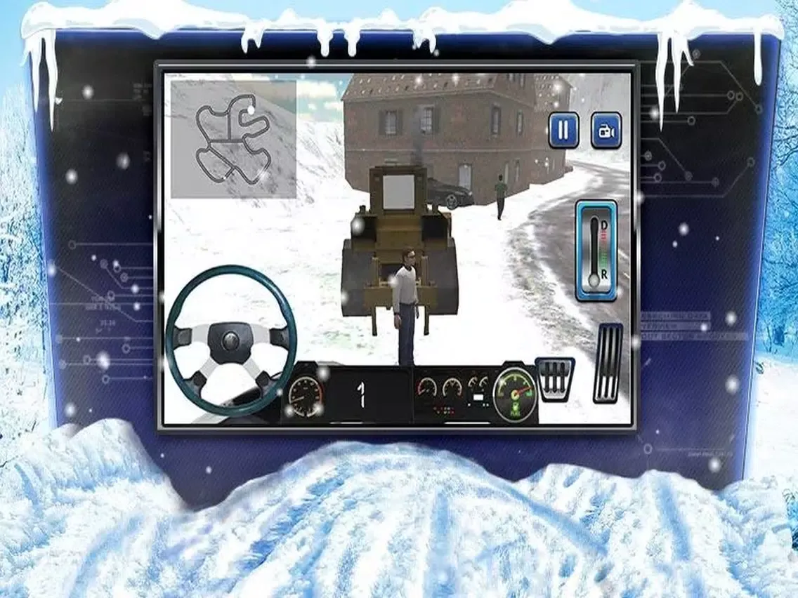 Winter Snow Mover Truck Driver Simulator iPad  स्क्रीनशॉट