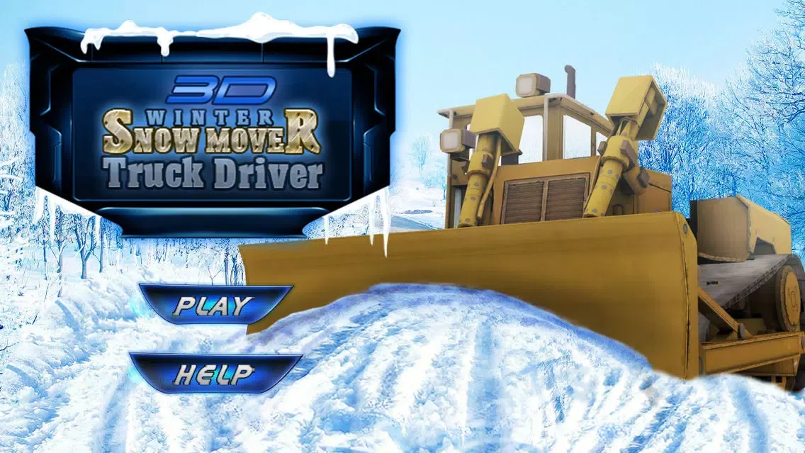 Winter Snow Mover Truck Driver Simulator स्क्रीनशॉट