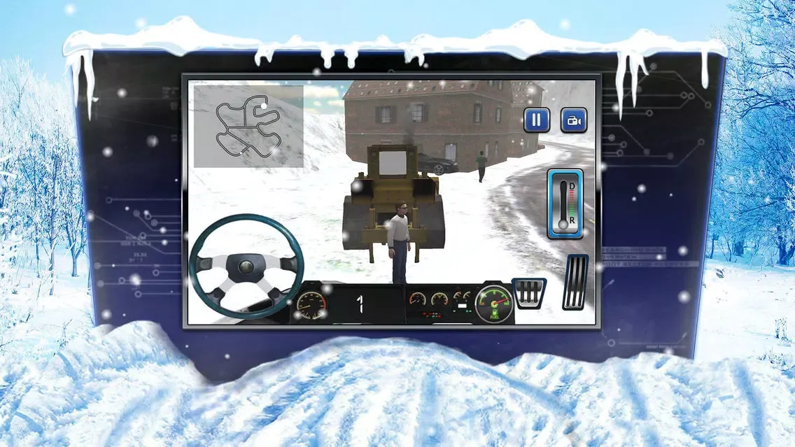 Winter Snow Mover Truck Driver Simulator स्क्रीनशॉट