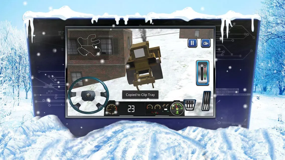 Winter Snow Mover Truck Driver Simulator स्क्रीनशॉट