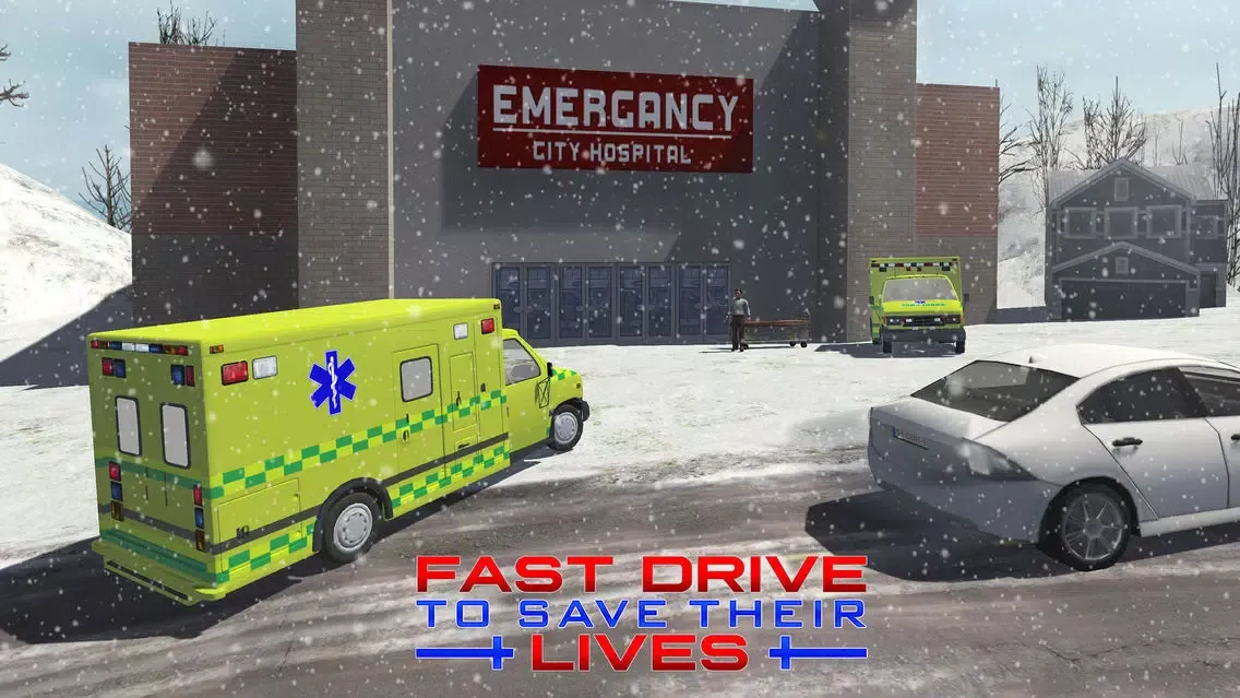 Capturas de pantalla de Snow Rescue 911 – An Emergency Ambulance driving Simulator