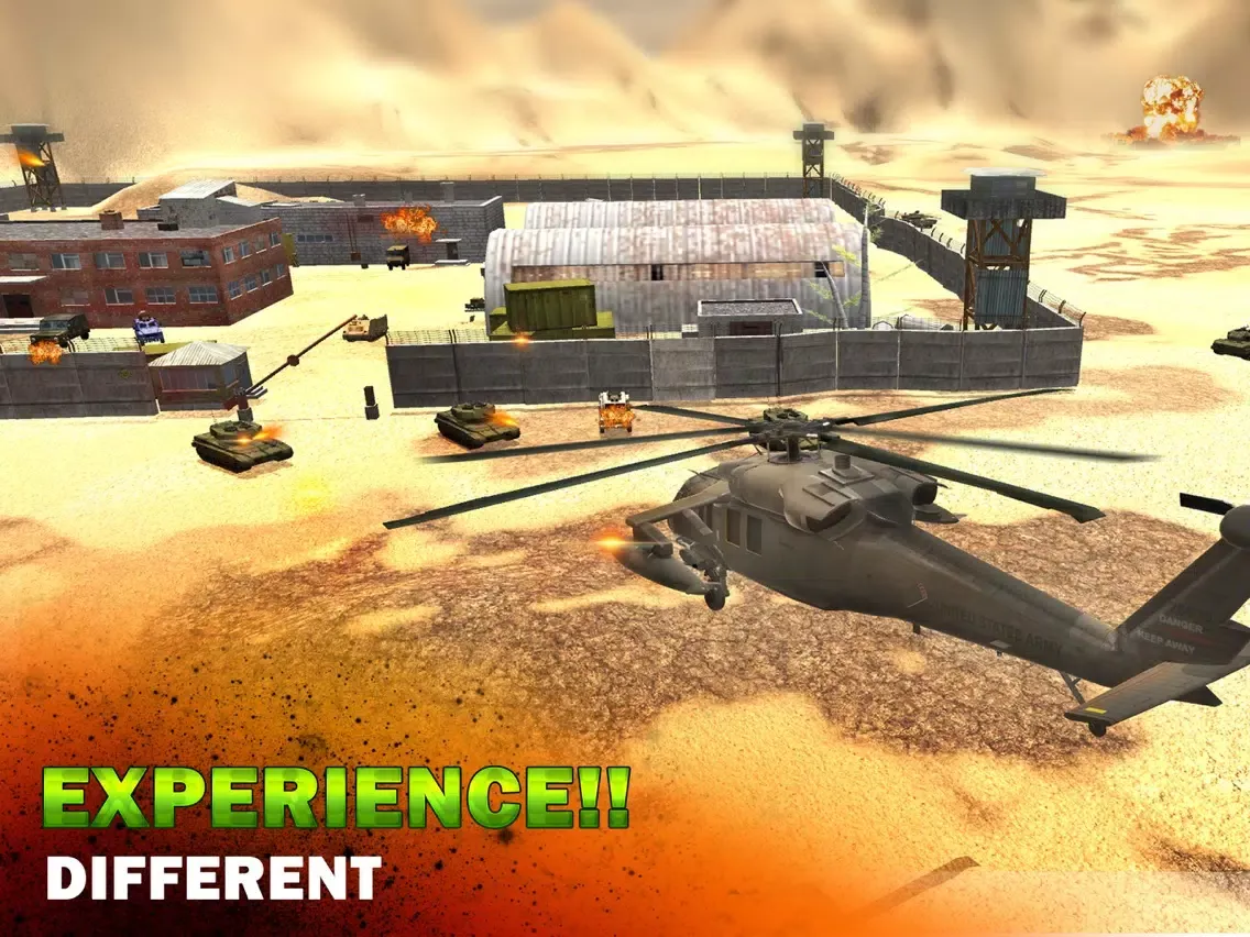 تصاویر Stealth Helicopter Fighter War Simulator iPad 