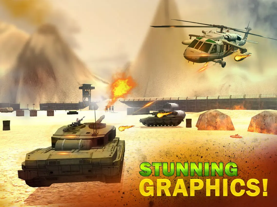 تصاویر Stealth Helicopter Fighter War Simulator iPad 