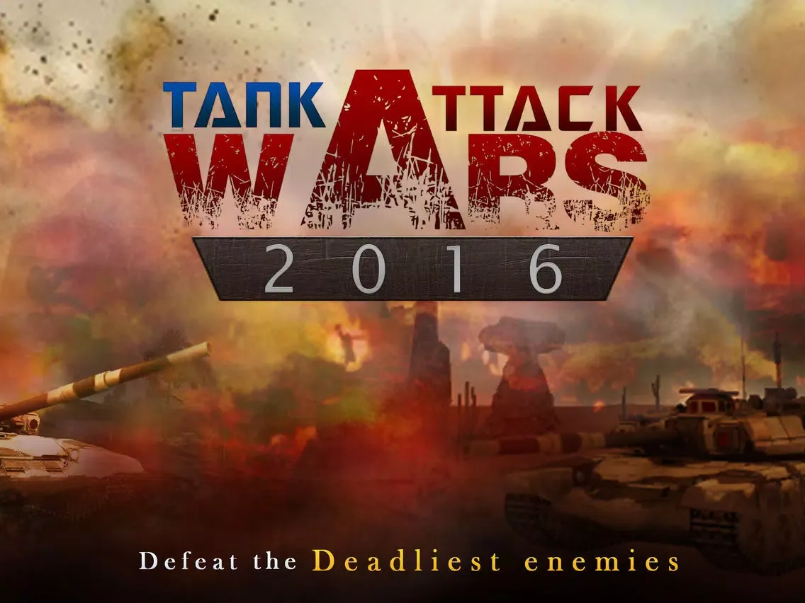 Captures d'écran de Tank Attack War 2016 – 3D tanks battlefield game iPad 