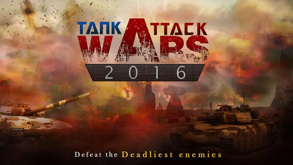 Captures d'écran de Tank Attack War 2016 – 3D tanks battlefield game
