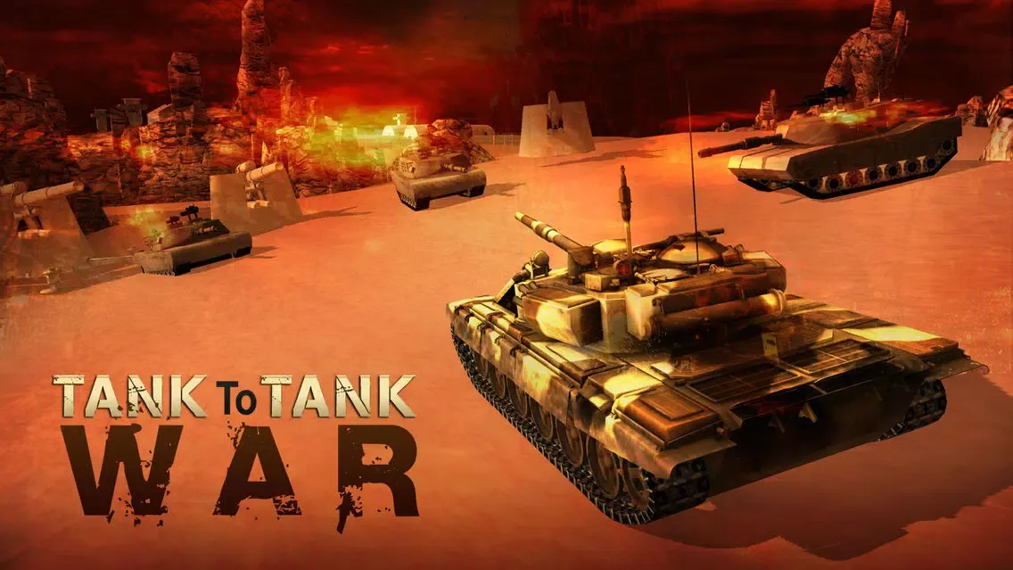 Captures d'écran de Tank Attack War 2016 – 3D tanks battlefield game
