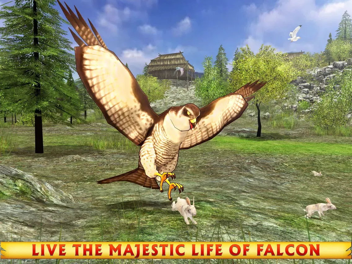 Tangkapan layar Wild Falcon Simulator 3D iPad 