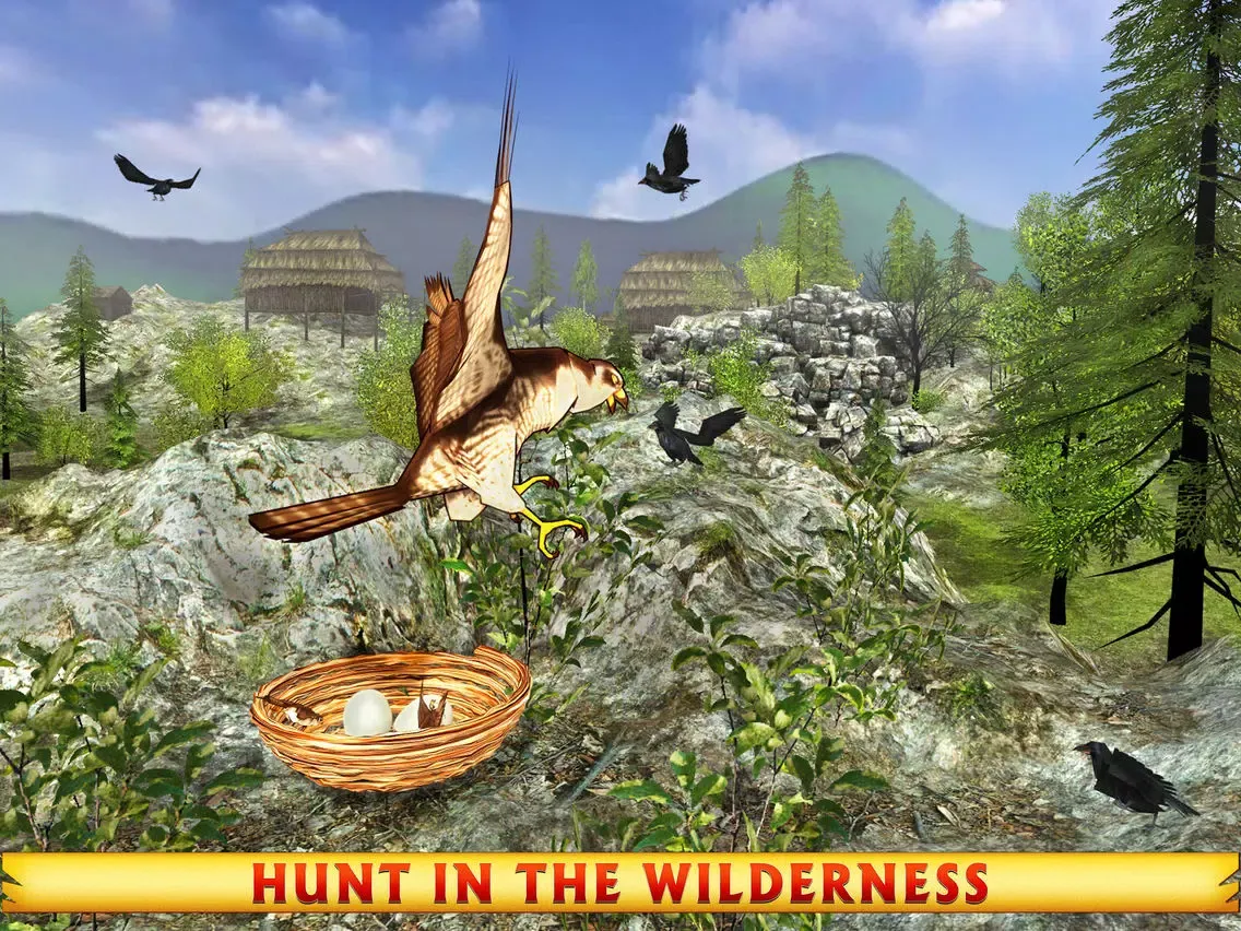 Tangkapan layar Wild Falcon Simulator 3D iPad 