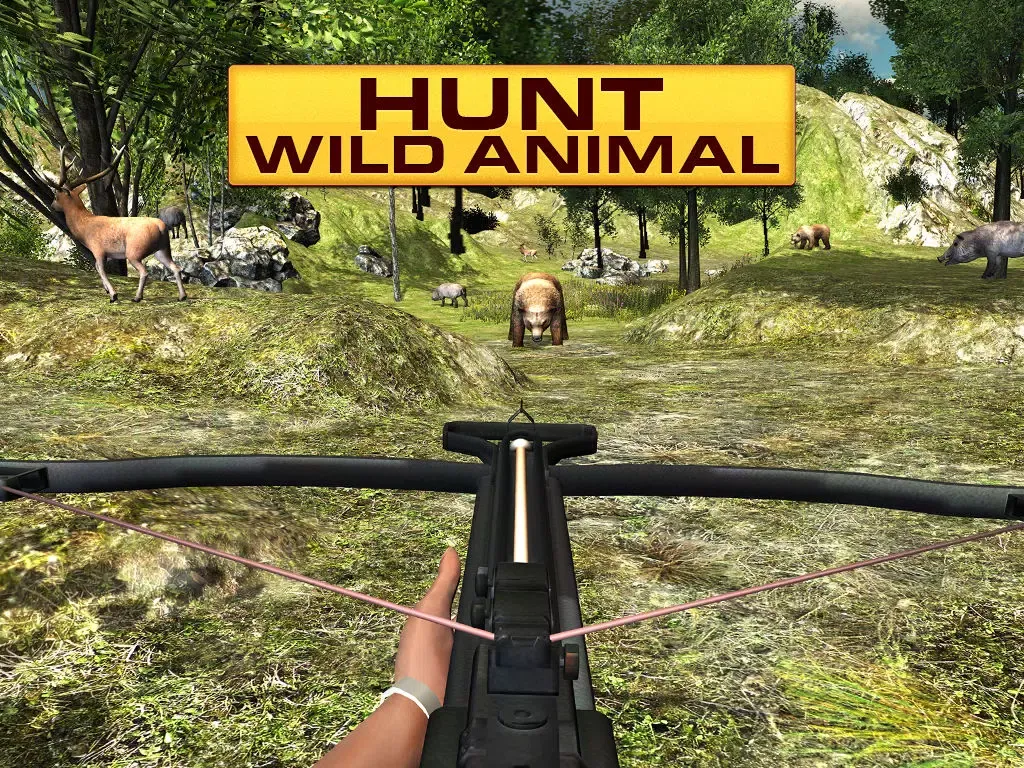 Capturas de tela do Wild hunting 3D – Bow arrow animal hunter game iPad 